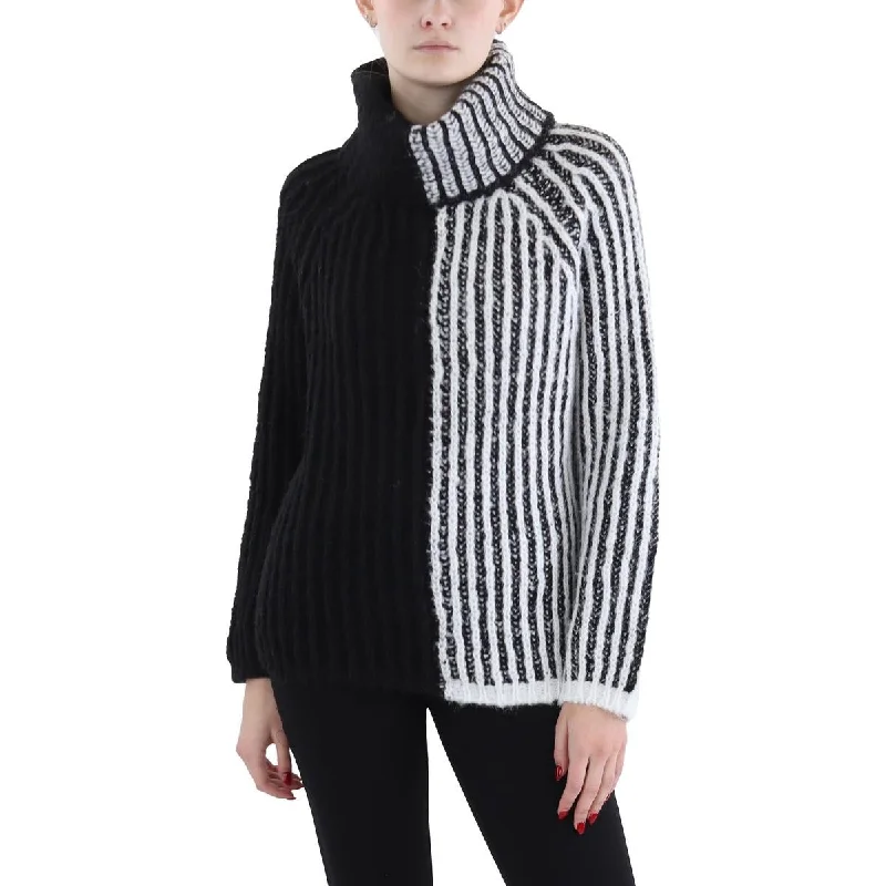 Sports And Leisure Stella + Lorenzo Womens Wool Blend Long Sleeve Turtleneck Sweater