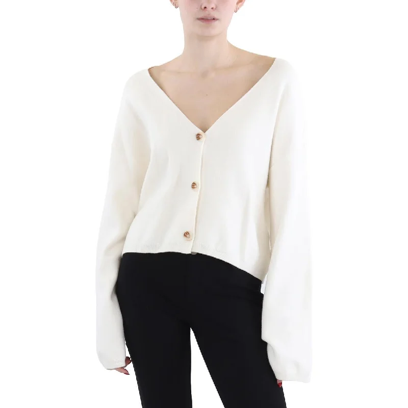 Casual Comfort Wear Z Supply Womens Cropped Button Up Cardigan Sweater