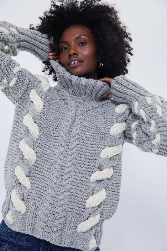 Light Fit Dove Grey Barbora Turtleneck