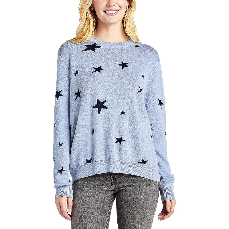 Knitted Design Splendid Womens Natalie Crewneck Long Sleeve Pullover Sweater