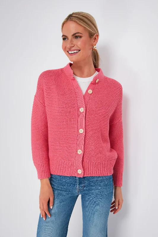 Bottom And Versatile Rouge Nico Chunky Cardigan