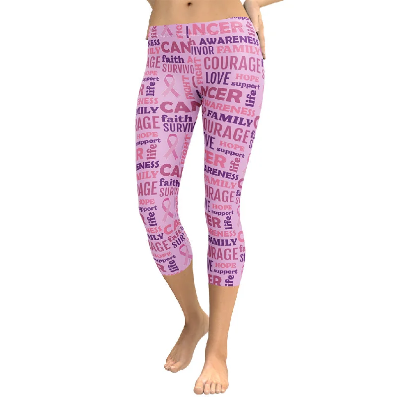 Soft Fashion Breast Cancer Awareness Capris