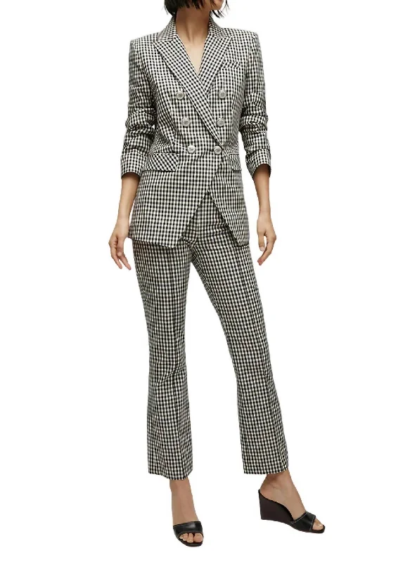 Comfortable Outfits Tani Pant In Black/ecru