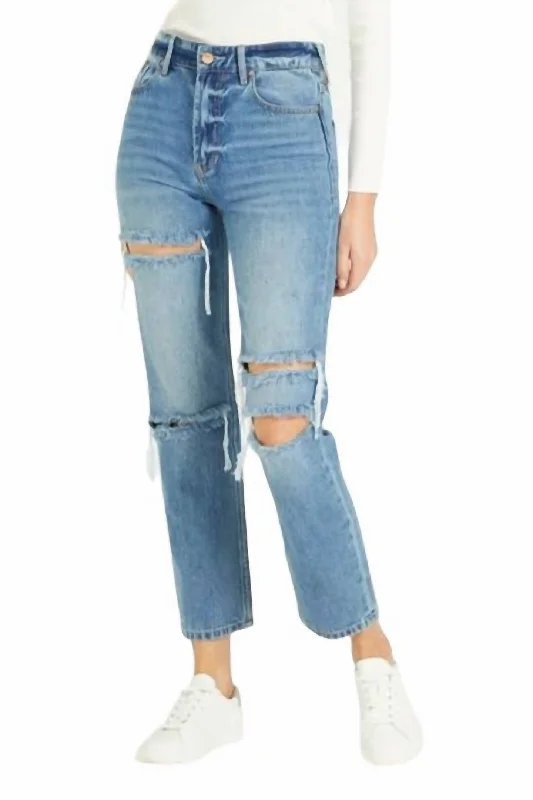 Chic Relaxation Jodi Jeans In Medium Wash