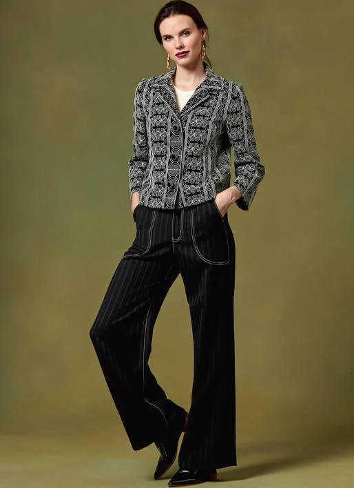 Avant-garde Design Vogue Jacket and Trousers V1644