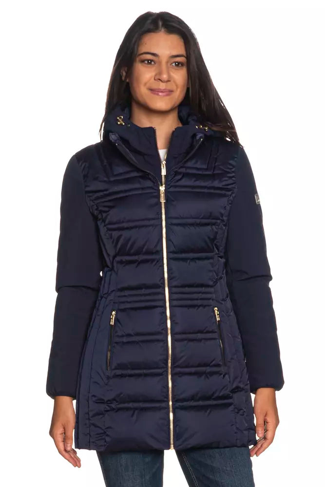 Fashion Design Yes Zee Chic  Technical Fabric Jacket with Women's Hood