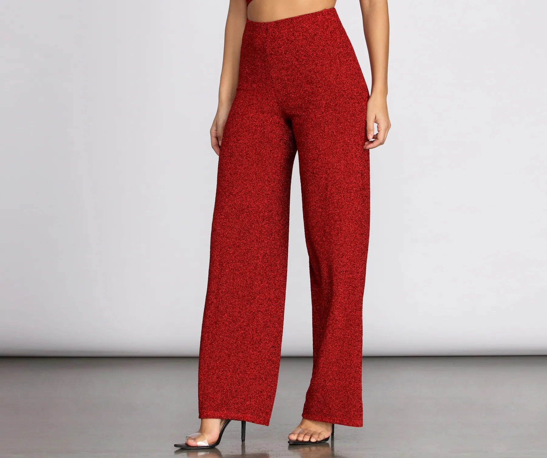 Hooded design Fiery Fashionista Wide Leg Pants