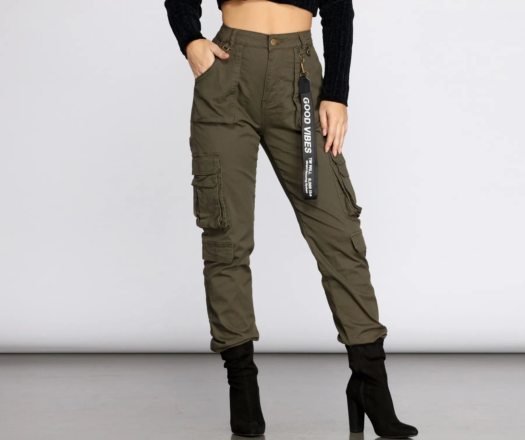 All-Day Outfits Good Vibes Cargo Joggers