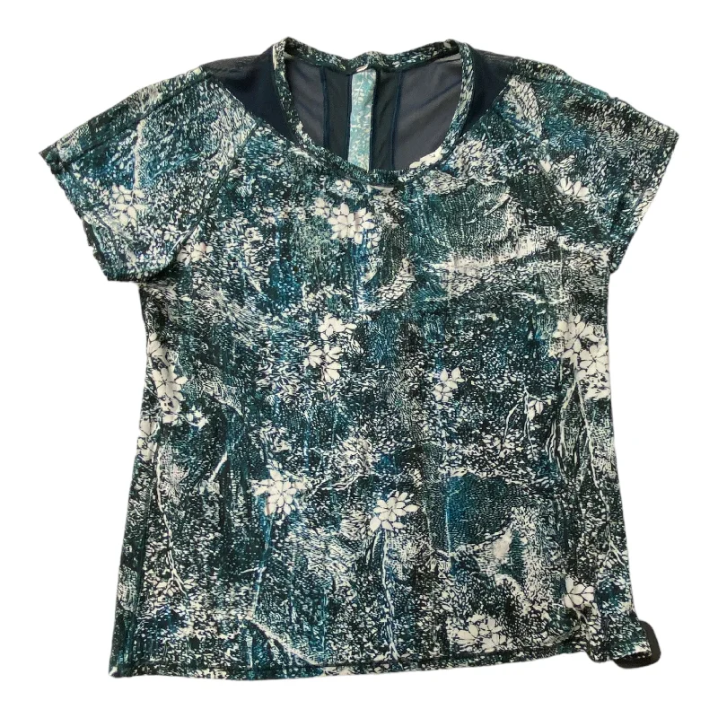 Lounge Wear Multi-colored Athletic Top Short Sleeve Lululemon, Size S