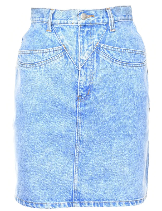 Practical Style Pencil Shape Denim Skirt - S