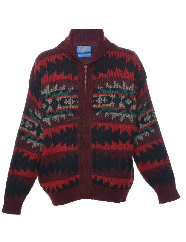 High-end Design Pendleton Cardigan - XL