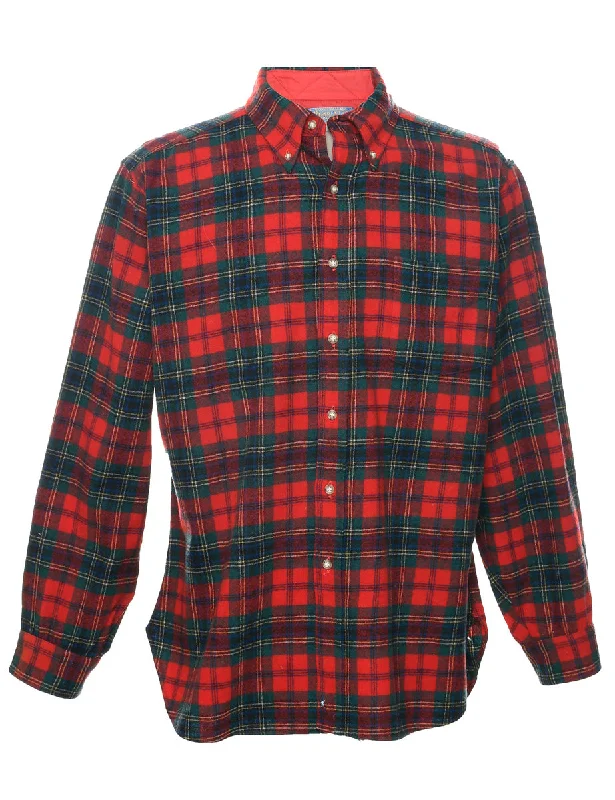 Urban Design Sense Pendleton Plaid Shirt - L