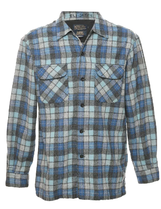 Energy Plan Pendleton Plaid Shirt - M