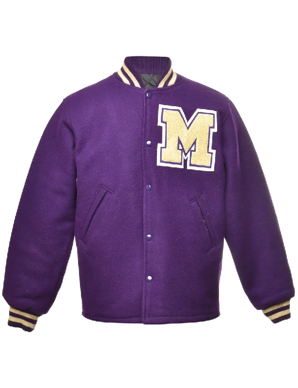 Warm Winter Series Purple Team Jacket - M